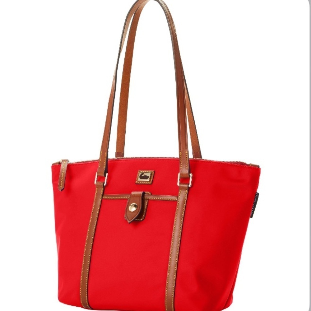 Dooney & Bourke Wayfarer Zip Tote Bag Red - Picture 14 of 16